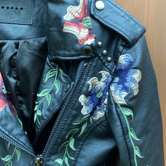 Faux Leather Moto Jacket - Picture 9 of 9